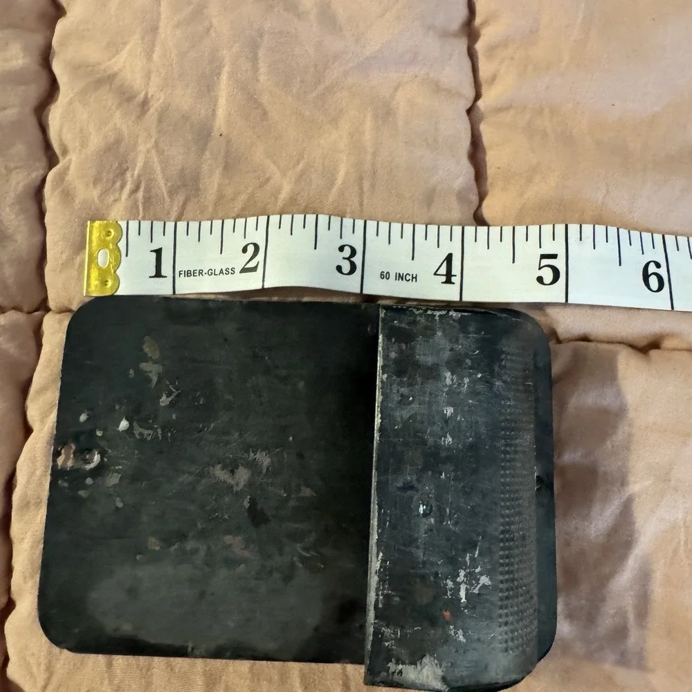 Antique Black Wall mount Match Holder With Strike Pad Smokers Fire Starters